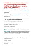 PSTAT 10 Final Exam Test Bank Questions and Answers Updated 2026 &vert; Verified Statistics Exam Solutions and Complete Study Guide for A&plus; Results