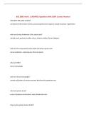 BSC 2085 Unit 5 &vert; UPDATED Questions with 100&percnt; Correct Answers&NewLine;