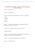 BSC 2085 ANATOMY & PHYSIOLOGY 1 &lpar;Chapter 1&rpar; &vert; UPDATED Questions with 100&percnt; Correct Answers
