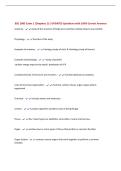 BSC 2085 Exam 1 &lpar;Chapters 1&rpar; &vert; UPDATED Questions with 100&percnt; Correct Answers&NewLine;