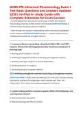 NURS 676 Advanced Pharmacology Exam 1 Test Bank Questions and Answers Updated 2026 &vert; Verified A&plus; Study Guide with Complete Rationales for Exam Success