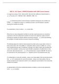 BSIS Ch&period; 3 & 7 Exam &vert; UPDATED Questions with 100&percnt; Correct Answers&NewLine;