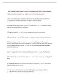 BSIS Firearm Written Exam &vert; UPDATED Questions with 100&percnt; Correct Answers&NewLine;