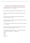 BSIS 496 W exam 1 &vert; UPDATED Questions with 100&percnt; Correct Answers&NewLine;