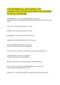 CMN 548 MODULE 2&colon; DIAGNOSTIC AND &NewLine;LABORATORY TESTING QUESTIONS AND ANSWERS &NewLine;WITH SOLUTIONS 2026 