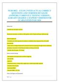 NURS 8022 &ndash; EXAM 2 WITH ACTUAL CORRECT &NewLine;QUESTIONS AND VERIFIED DETAILED &NewLine;ANSWERS&vert; CURRENTLY TESTING VERSION &vert; &NewLine;ALREADY GRADED A&plus;&vert;EXPERT VERIFIED FOR &NewLine;GUARANTEED PASS 2026