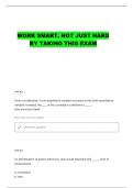 BUAL 2600 FINAL EXAM GRAMLING QUESTIONS AND CORRECT ANSWERS