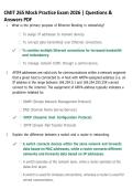 CMIT 265 Network Fundamentals Review 2026 &vert; Comprehensive Study Guide & Exam Prep