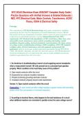 NYC DCAS Electrician Exam 2026&sol;2027 Complete Study Guide &vert; Practice Questions with Verified Answers & Detailed Rationales &vert; NEC&comma; NYC Electrical Code&comma; Motor Controls&comma; Transformers&comma; AC&sol;DC Theory&comma; OSHA & Electrical Safety