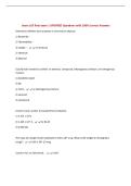 BUNDLE FOR CHEM 103 EXAMS with UPDATED Questions AND 100&percnt; Correct Answers