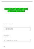 BUSINESS ANALYTICS I BUAL 2600 EXAM 2 QUESTIONS AND CORRECT ANSWERS