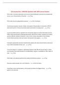 CJIS Security Test &vert; UPDATED Questions with 100&percnt; Correct Answers&NewLine;