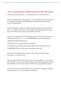 CLFP - Accounting & Finance &vert; UPDATED Questions with 100&percnt; Correct Answers&NewLine;