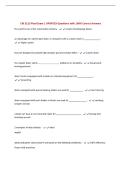 CM 2113 Final Exam &vert; UPDATED Questions with 100&percnt; Correct Answers&NewLine;