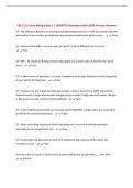 CM 2113 Chao Wang Exam 1 &vert; UPDATED Questions with 100&percnt; Correct Answers&NewLine;
