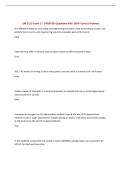 CM 2113 Exam 1 &vert; UPDATED Questions with 100&percnt; Correct Answers&NewLine;