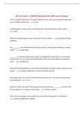 CM 2113 Exam 3 &vert; UPDATED Questions with 100&percnt; Correct Answers&NewLine;