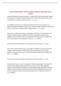 CM 2113 FINAL EXAM &ndash; WANG &vert; UPDATED Questions with 100&percnt; Correct Answers&NewLine;