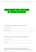 BUAL 2600 FINAL EXAM QUESTIONS AND CORRECT ANSWERS