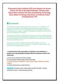 Pharmaceutical Sales Certification &lpar;PSC&rpar; Exam Questions and Answers &NewLine;&lpar;Practice Test 100&plus; Q with Detailed Rationales&rpar; &vert; Pharmacy Sales &NewLine;Representative Certificate Prep Guide&comma; Drug Marketing&comma; Pharmacology &NewLine;Basics&comma; Medical Terminology&comma; Sales Ethics&comma; and H
