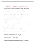 CNIT 315 Exam 1 &vert; UPDATED Questions with 100&percnt; Correct Answers&NewLine;