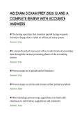 AIS EXAM 5 EXAM PREP 2026 Q AND A &NewLine;COMPLETE REVIEW WITH ACCURATE &NewLine;ANSWERS