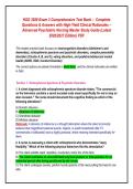 NSG 3280 Exam 3 Comprehensive Test Bank &ndash; Complete &NewLine;Questions & Answers with High-Yield Clinical Rationales &ndash;&NewLine;Advanced Psychiatric Nursing Master Study Guide &lpar;Latest &NewLine;2026&sol;2027 Edition&rpar; PDF