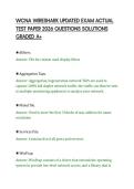 WCNA WIRESHARK UPDATED EXAM ACTUAL&NewLine;TEST PAPER 2026 QUESTIONS SOLUTIONS&NewLine;GRADED A&plus;