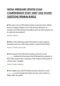 WCNA WIRESHARK UPDATED EXAM&NewLine;COMPREHENSIVE STUDY SHEET 2026 SOLVED&NewLine;QUESTIONS PREMIUM BUNDLE