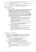 Midterm Study Document Administrative Law &vert; Weeks 1-6 &vert; Tilburg University &vert; 2025&sol;26