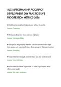 ALC MARKSMANSHIP ACCURACY &NewLine;DEVELOPMENT DRY PRACTICE LIVE &NewLine;PROGRESSION METRICS 2026 
