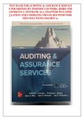 Test Bank for Auditing & Assurance Services 9th Edition Questions and Answers &vert; Latest Update 2026 Exam Prep &vert; 100&percnt; Guarantee Pass &vert; By Timothy J&period; Louwers&comma; Penelope Bagley&comma; Allen D&period; Blay&comma; Jerry R&period; Strawser & Jay C&period; Thibodeau