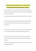 WGU D662 OBJECTIVE ASSESSMENT ACTUAL  FINAL  EXAM &vert; COMPLETE QUESTIONS WITH EXPERT SOLUTIONS&vert; 2026 LATEST UPDATED&vert; A&plus;