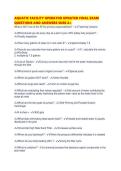 AQUATIC FACILITY OPERATOR UPDATED FINAL EXAM QUESTIONS AND ANSWERS SURE A&period;pdf