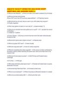 AQUATIC FACILITY OPERATOR 2026 EXAM SCRIPT QUESTIONS AND ANSWERS SURE A&period;pdf