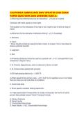 CALIFORNIA AMBULANCE DMV UPDATED 2026 EXAM PAPER QUESTIONS AND ANSWERS SURE