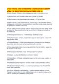 CHARTERING AND BROKERAGE COMPREHENSIVE EXAM UPDATED QUESTIONS AND ANSWERS SURE