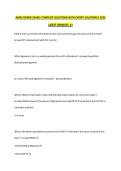 ABFAS BOARD EXAM&vert; COMPLETE QUESTIONS WITH EXPERT SOLUTIONS&vert; 2026 LATEST UPDATED&vert; A&plus;