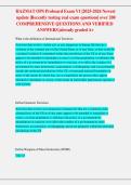 HAZMAT OPS ProBoard Exam V1 Questions and Answers &vert; 200&plus; Comprehensive Questions with Verified Answers &vert; Latest Update 2026 Exam Prep &vert; Expert Verified Solutions &vert; Already Graded A&plus;