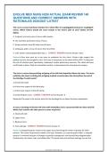 EVOLVE Med Surg HESI Exam Review 140 Questions and Correct Answers with Rationales 2026&sol;2027 Latest A&plus;