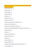 MCAT PHYSICS ACTUAL EXAM SCRIPT QUESTIONS AND ANSWERS SURE A&period;pdf