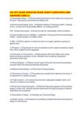 CSI CDT EXAM UPDATED EXAM SCRIPT QUESTIONS AND ANSWERS SURE A&period;pdf