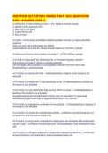 CERTIFIED LACTATION CONSULTANT 2026 QUESTIONS AND ANSWERS SURE A&period;pdf