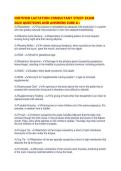 CERTIFIED LACTATION CONSULTANT STUDY EXAM 2026 QUESTIONS AND ANSWERS SURE A&period;pdf