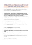 CNSL 503 Exam 1 Questions with Correct &NewLine;Answers 2026 &vert; 100&percnt; Pass 