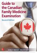 Guide to the Canadian Family Medicine Examination Latest Edition Comprehensive Study Guide&comma; Practice Questions&comma; Clinical Reasoning Scenarios&comma; and 100&percnt; Verified with Correct Answers for Certification Success 2025&sol; 2026 Advanced Family Medicine Exam Prepara