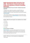 Relias Dysrhythmia Basic B Practice Test 2026 &ndash; ECG Rhythm Interpretation Study Guide with Questions&comma; Answers & Detailed Rationales