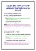 Ultimate FLETC UPTP 2026&ndash;2027 Exam 1-4 Prep Bundle &vert; Uniformed Police Training Program&comma; Federal Law Enforcement Procedures&comma; Legal Standards&comma; Arrest Techniques&comma; Report Writing&comma; Safety Protocols&comma; Practice Questions&comma; Mock Exams & Verified Answers