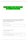 BUS 475 EXAM 2 QUESTIONS AND CORRECT ANSWERS