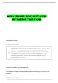 BUS 475 FINAL EXAM QUESTIONS AND CORRECT ANSWERS